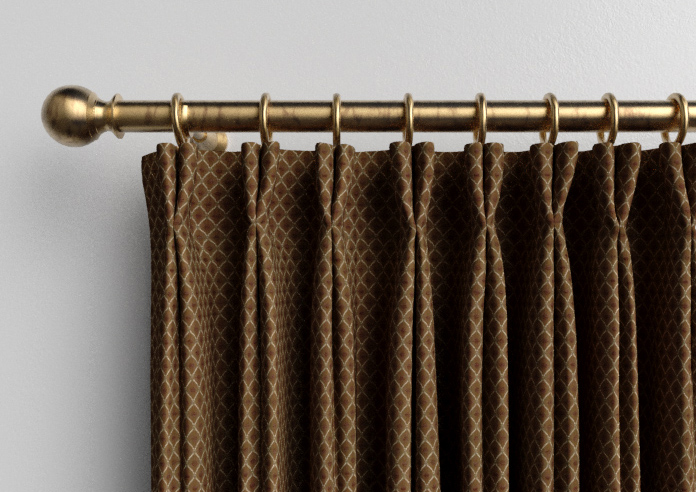 Sicily, Chocolate - Made to Measure Curtains - Image 10
